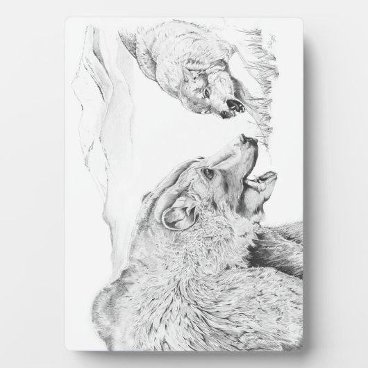 Der Stand Off ~ 12x18 mit Easel Fotoplatte (Vorderseite)