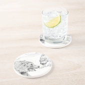 Der Stand Off - Sandstein-Untersetzer Getränkeuntersetzer (Seite)