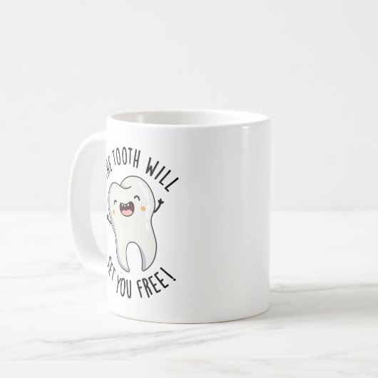 Der Stand Set dir gratis lustige Dentalpisten Kaffeetasse (Vorderseite Links)