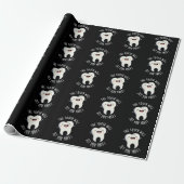 Der Stand Set Ihnen kostenlose Dentalpuppe Dark BG Geschenkpapier (Ungerollt)