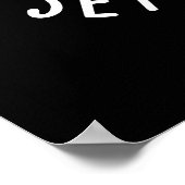 Der Stand Set Ihnen kostenlose Dentalpuppe Dark BG Poster (Ecke)