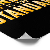 Der Standard ist der Standard für Pittsburgh Footb Poster (Ecke)