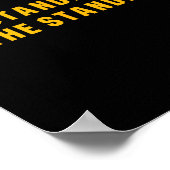 Der Standard ist... Der Standard Poster (Ecke)