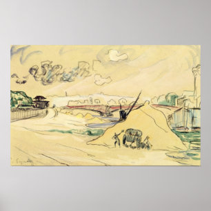Der Stapel von Sand, Bercy, 1905 Poster