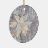"DER" STAR BEI DER KERAMIK CHRISTMAS ORNAMENT (Rechts)