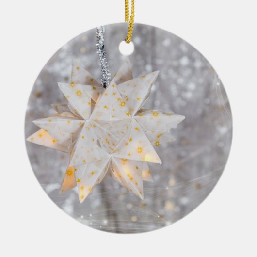 "DER" STAR BEI DER KERAMIK CHRISTMAS ORNAMENT (Vorne)