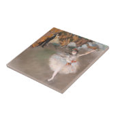 Der Star Dancer auf Bühne Edgar Degas Ballett Fliese (Seite)