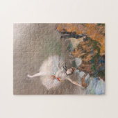 Der Star Dancer auf Bühne Edgar Degas Ballett Puzzle (Horizontal)
