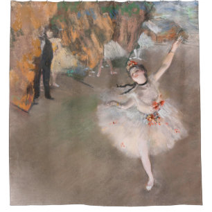 Der Star Dancer der Bühne Edgar Degas Ballet Duschvorhang