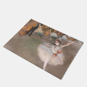 Der Star Dancer der Bühne Edgar Degas Ballet Fußmatte (Schrägansicht)