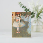 Der Star, Degas Art Postkarte (Stehend Vorderseite)