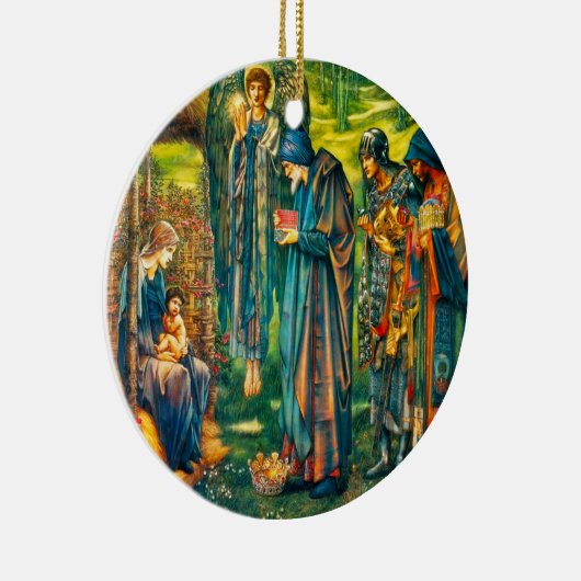 Der Star der Bethlehem-Zirkel Keramikornament (Rechts)