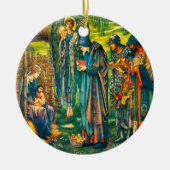 Der Star der Bethlehem-Zirkel Keramikornament (Vorne)