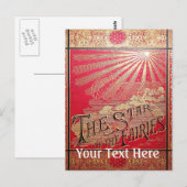 Der Star der Buchabdeckung von Fairies Postkarte (Vorne/Hinten)