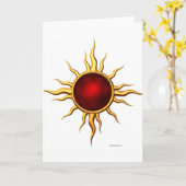 Der Star der Neuzeit: Ruby Sun Karte (Gelbe Blume)