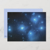 Der Star der Pleiades alias The 7 Sisters Postkarte (Vorne/Hinten)