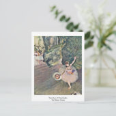 Der Star des Balletts von Edgar Degas Postkarte (Stehend Vorderseite)