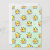 Der Star des Geburtstagssterns Einladung (Rückseite)