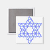 Der Star des Lebens - Heilige Formen Magnet (Vorderseite/Rückseite)