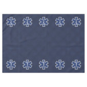 Der Star des Lebens paramedic Carbon Fiber Style Tischdecke (Vorderseite (Horizontal))