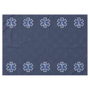 Der Star des Lebens paramedic Carbon Fiber Style Tischdecke