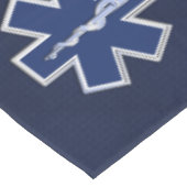 Der Star des Lebens paramedic Carbon Fiber Style Tischdecke (Schrägansicht)