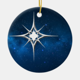 Der Star Keramik Ornament