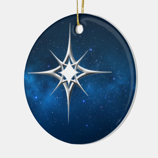 Der Star Keramik Ornament (Links)