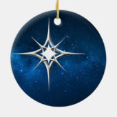 Der Star Keramik Ornament (Hinten)