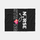 Der starke Stil der Krankenschwester Fleecedecke (Vorderseite (Horizontal))