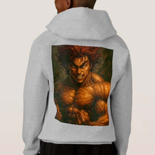 Der stärkste Mann der Welt Hoodie (Rückseite)