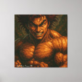 Der stärkste Mann der Welt Leinwanddruck (Vorderseite)