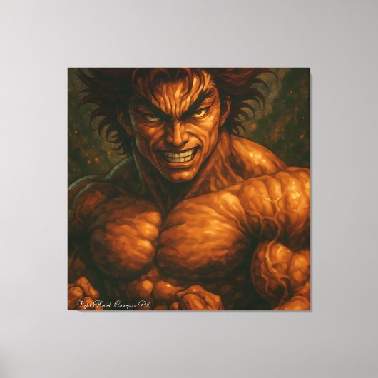 Der stärkste Mann der Welt Leinwanddruck (Vorderseite)