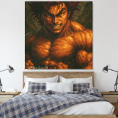 Der stärkste Mann der Welt Leinwanddruck (Insitu (Schlafzimmer))