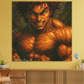 Der stärkste Mann der Welt Leinwanddruck (Insitu (Wohnzimmer))