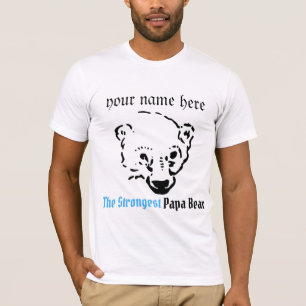 der stärkste Papa-Bär, Väter-Tagesgeschenk T-Shirt