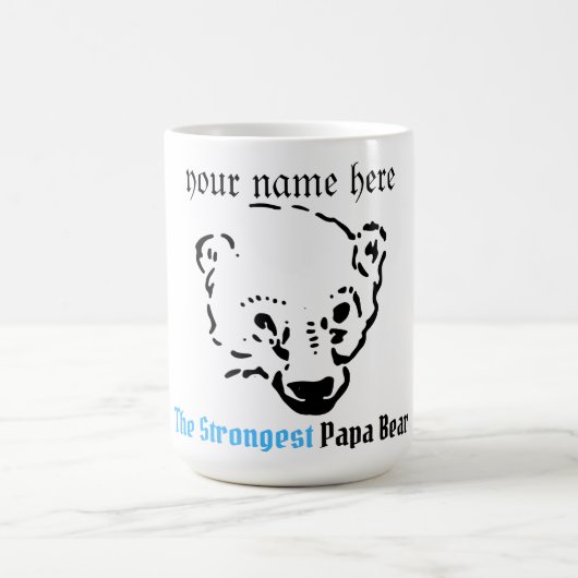 der stärkste Papayär, Einfache Vater-Gabe Kaffeetasse (Mittel)