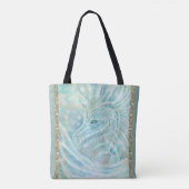 Der "Starlight"-Drache Fantasy von Renee Lavoie Tasche (Rückseite)