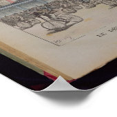 Der Start des Pariser-Brest-Radrennen Poster (Ecke)