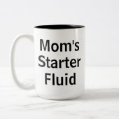 Der Starter-der flüssige lustige Morgen-der Mutter Zweifarbige Tasse (Links)