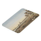 Der Staudamm über dem Nil, das Gebäude des Assuan Magnet (Linke Seite)