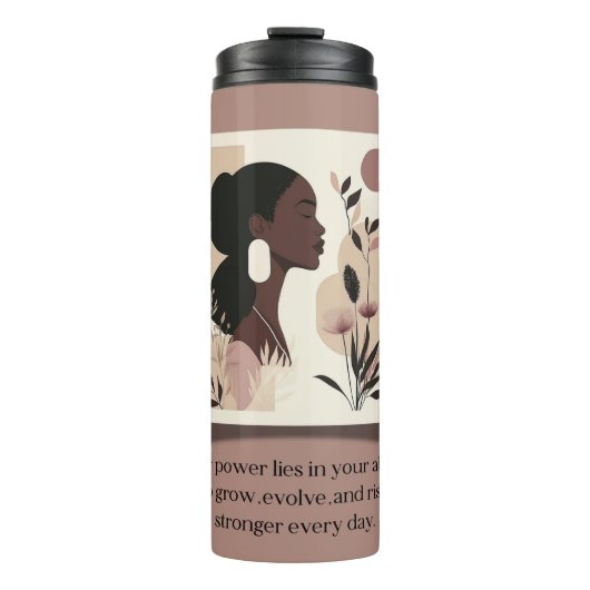 Der steigende Wärmeträger Thermosbecher (Vorderseite)