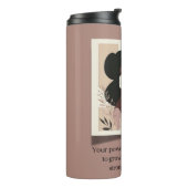 Der steigende Wärmeträger Thermosbecher (Nach links gedreht)