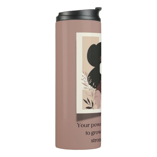 Der steigende Wärmeträger Thermosbecher (Nach links gedreht)