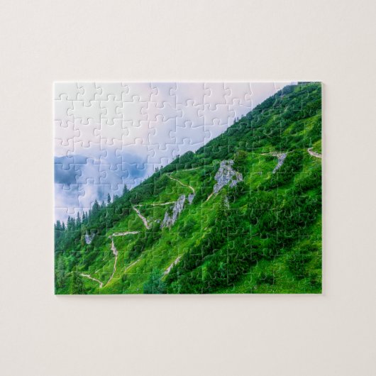 Der steile Weg auf dem Berg Puzzle (Horizontal)