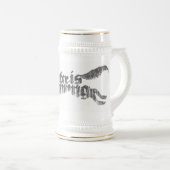 Der Stein der Hand Bierglas (VorderseiteRechts)