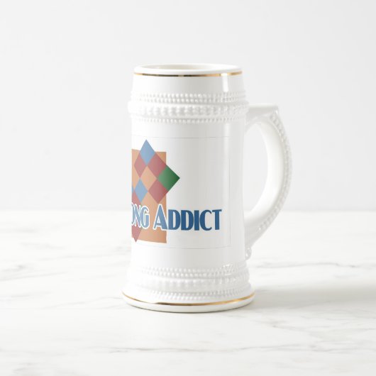 Der Stein Mahjong Süchtigen Bierglas (VorderseiteRechts)