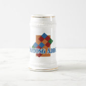 Der Stein Mahjong Süchtigen Bierglas (Mittel)