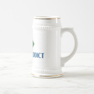 Der Stein Mahjong Süchtigen Bierglas