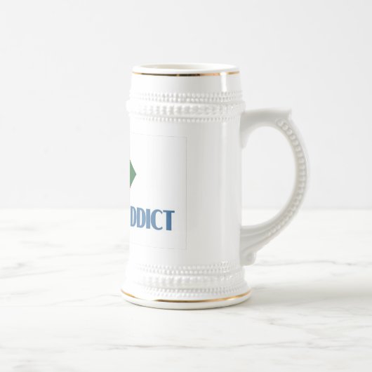 Der Stein Mahjong Süchtigen Bierglas (Rechts)